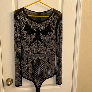 Beautiful beaded fashion nova bodysuit